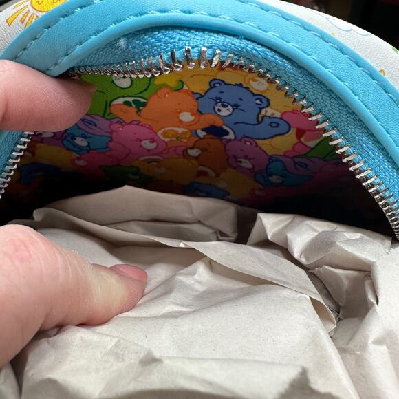 New Loungefly Care Bears AOP Mini Backpack NWT 40th Anniversary Bag - Picture 10 of 11